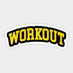 Workout Sticker